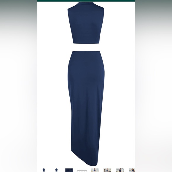 NWOT Size Large Zaful Sleeveless Two Piece Outfit - Picture 5 of 7